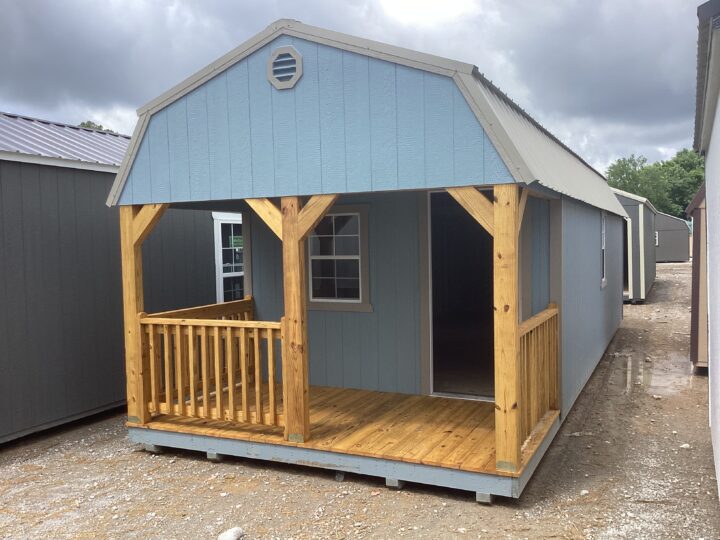 Elite Lofted Barn Cabin 12 x 32
