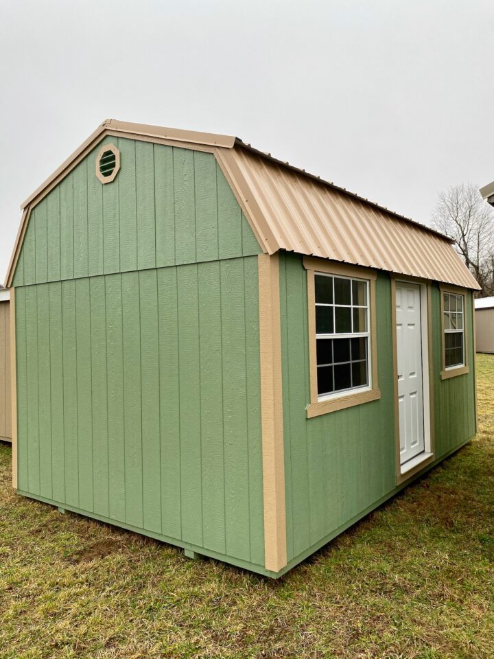 Traditional Side Lofted Barn 10 x 16