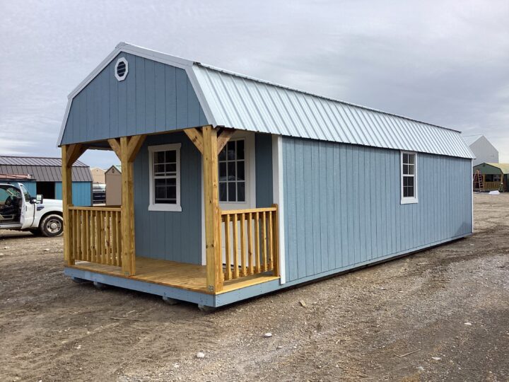 Traditional Lofted Barn Cabin 12 x 32 - Image 4