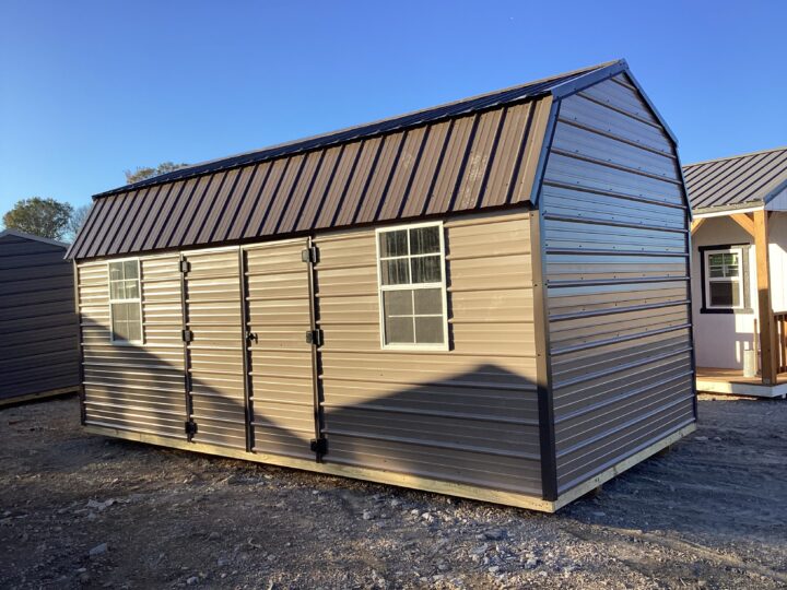 Metal Side Lofted Barn 10 x 20 - Image 2