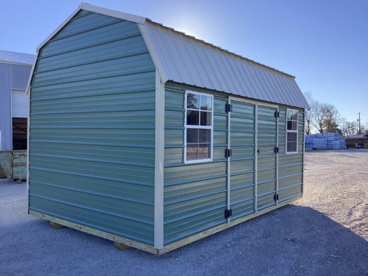 Metal Side Lofted Barn 10 x 16
