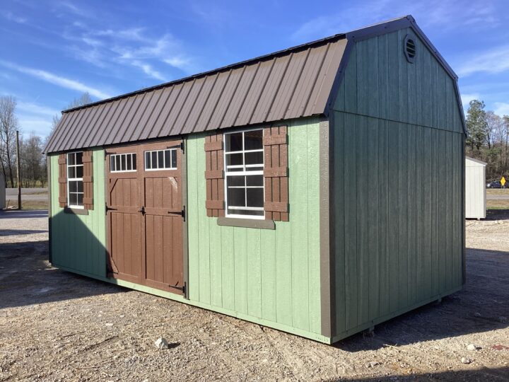 Traditional Side Lofted Barn 10 x 20 - Image 2