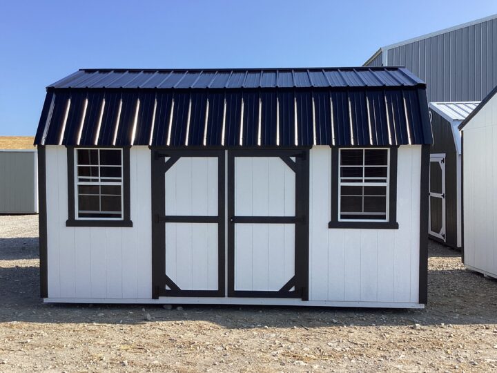 Traditional Side Lofted Barn 10 x 16