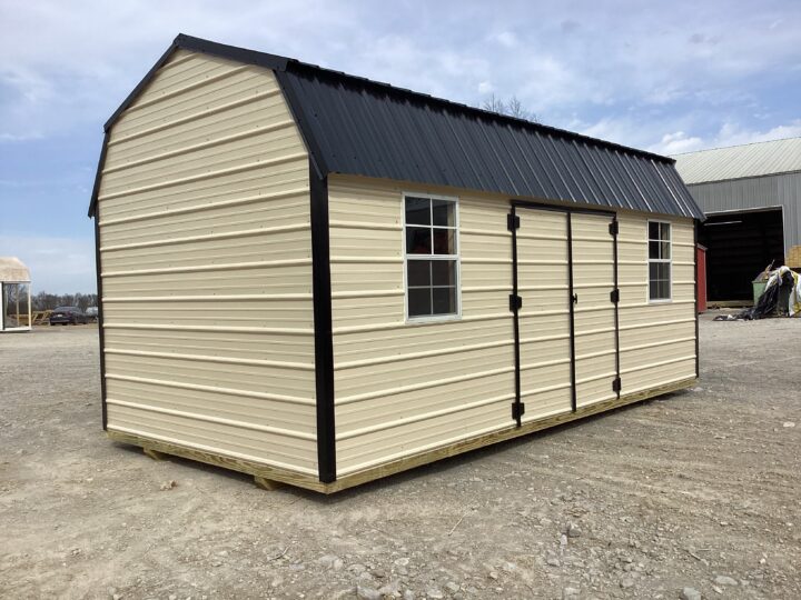 Metal Side Lofted Barn 10 x 20 - Image 2