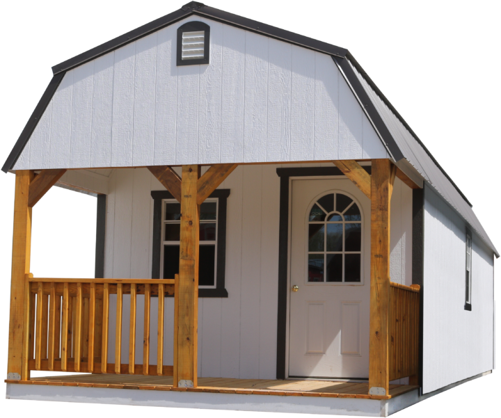 Elite Lofted Barn Cabin 12x32