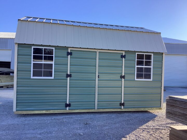 Metal Side Lofted Barn 10 x 16 - Image 2