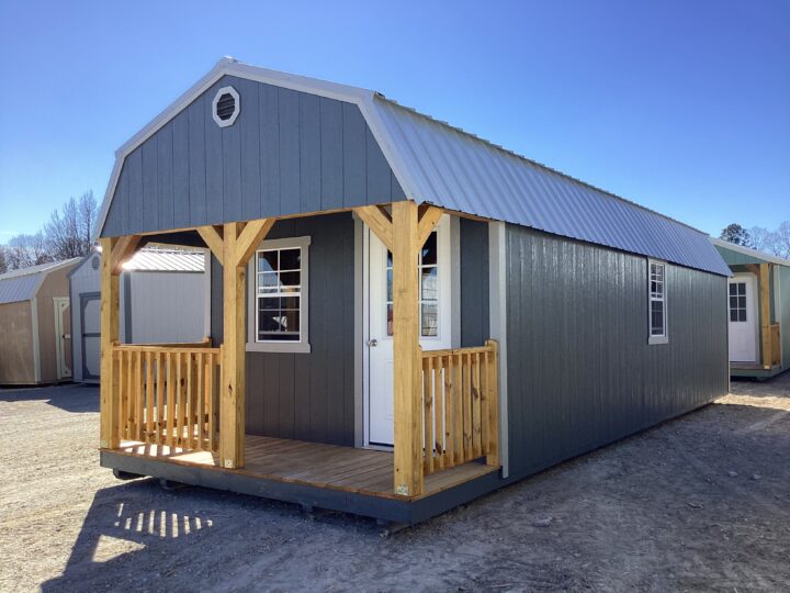 Traditional Lofted Barn Cabin 12 x 32 - Image 6