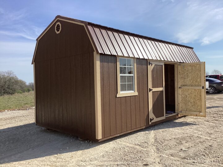 Traditional Side Lofted Barn 10 x 20 - Image 2