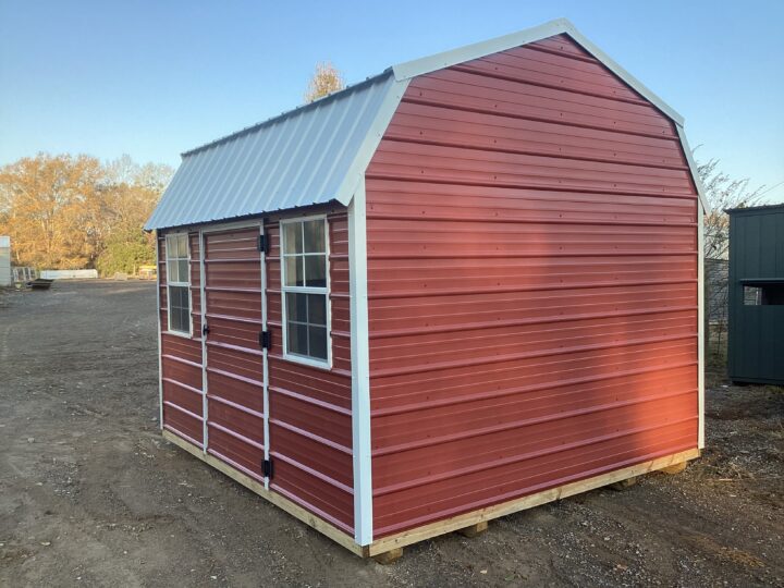 Metal Side Lofted Barn 12 x 12