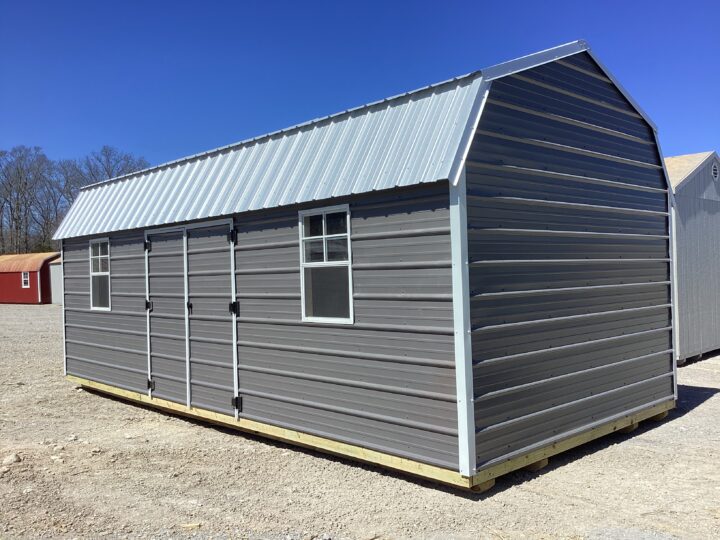 Metal Side Lofted Barn 12 x 24 - Image 7