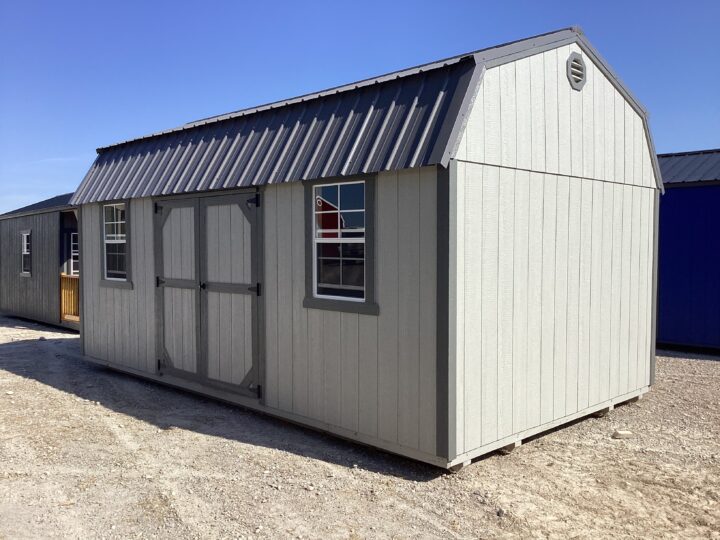 Traditional Side Lofted Barn 12 x 20 - Image 2
