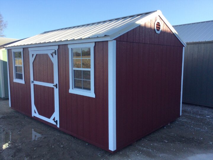 Traditional Short Wall Garden Shed 10 x 16