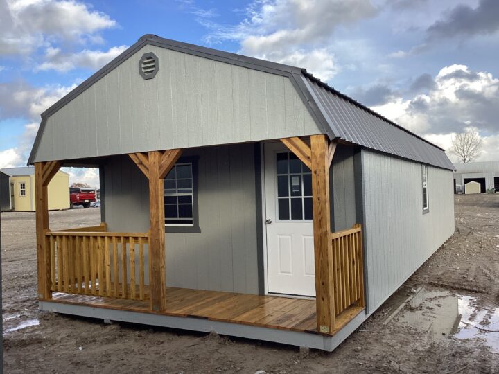 Traditional Lofted Barn Cabin 14 x 40 - Image 8