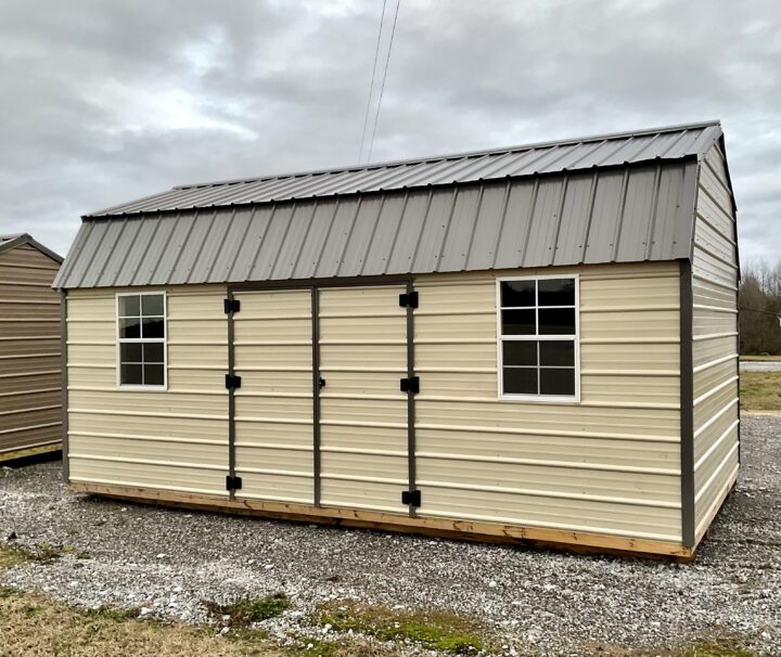Metal Side Lofted Barn 12 x 20
