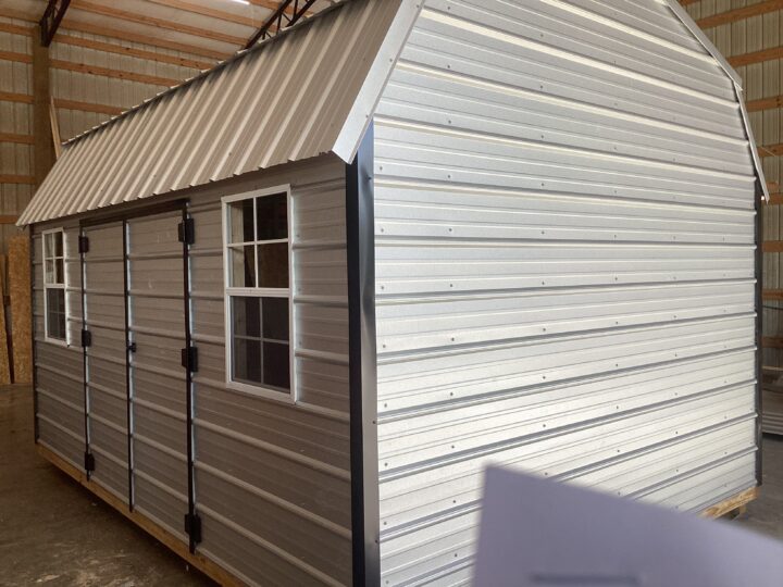 Metal Side Lofted Barn 12 x 16 - Image 2