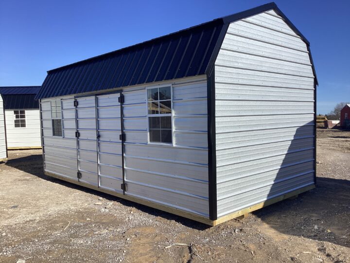 Metal Side Lofted Barn 10 x 20 - Image 2