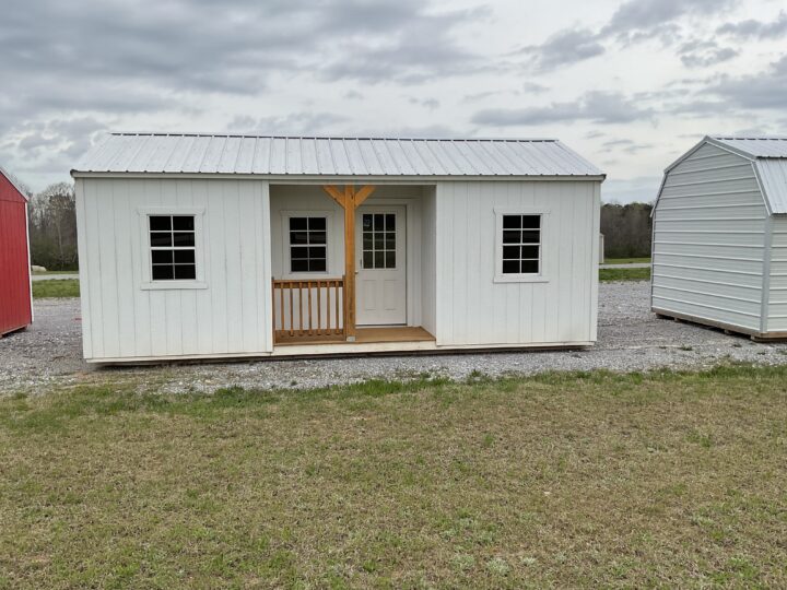 Elite Center Porch Cabin 12x24