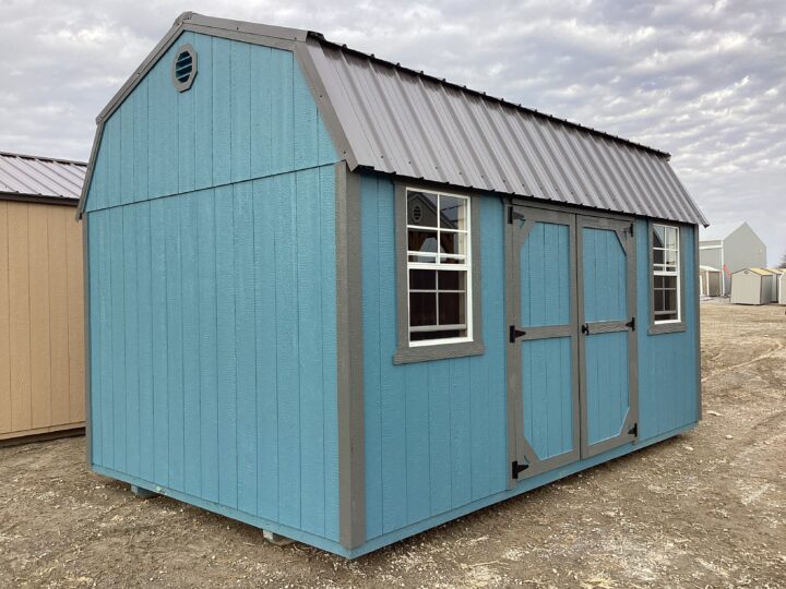 Traditional Side Lofted Barn 10 x 16 - Image 2