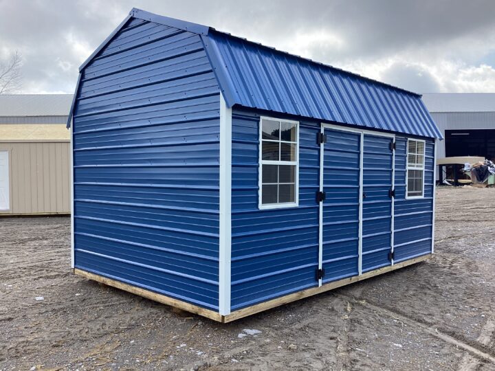 Metal Side Lofted Barn 10 x 16 - Image 2