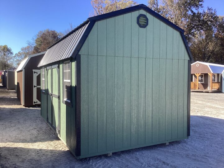 Traditional Side Lofted Barn 10 x 16
