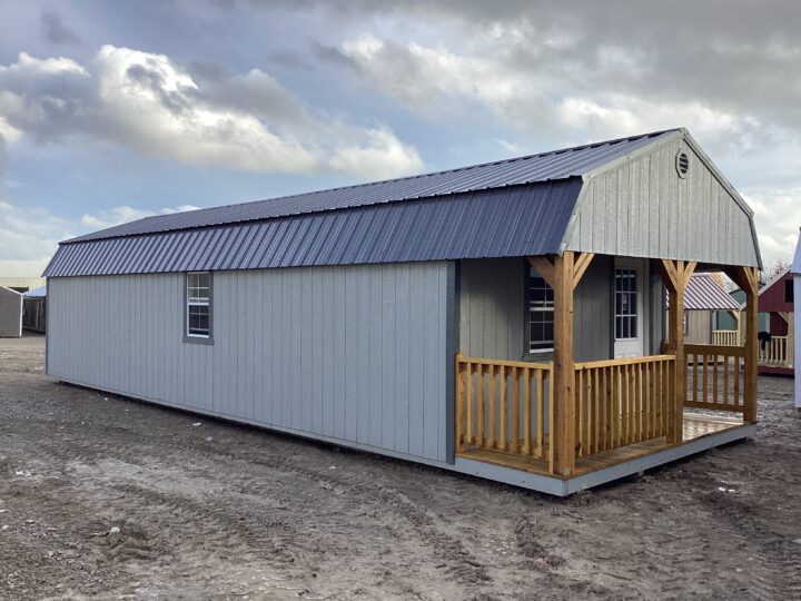 Traditional Lofted Barn Cabin 14 x 40 - Image 4