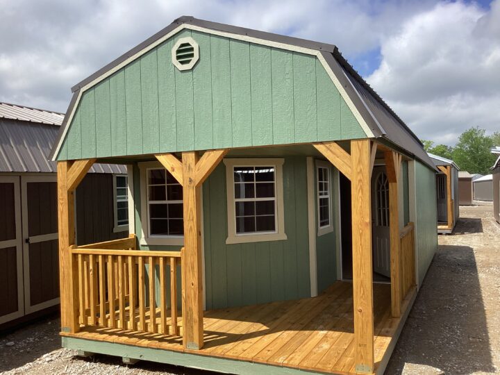 Elite Deluxe Lofted Barn Cabin 12 x 32