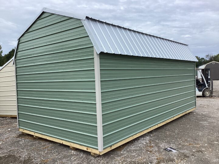 Metal Side Lofted Barn 12 x 20 - Image 2