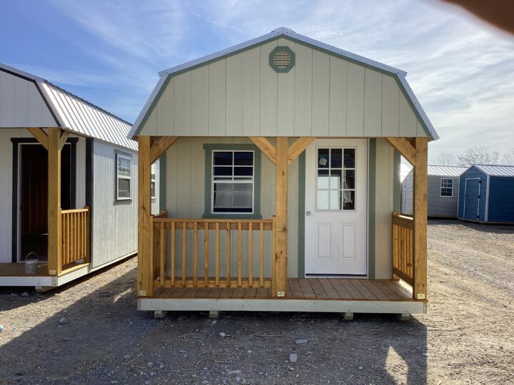 Traditional Lofted Barn Cabin 12 x 32 - Image 3