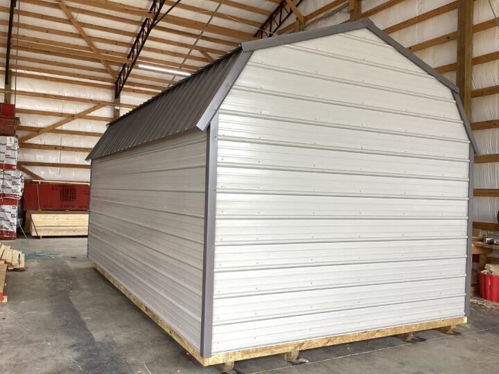 Metal Side Lofted Barn 12 x 20 - Image 3