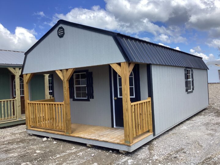 Elite Lofted Barn Cabin 14 x 28