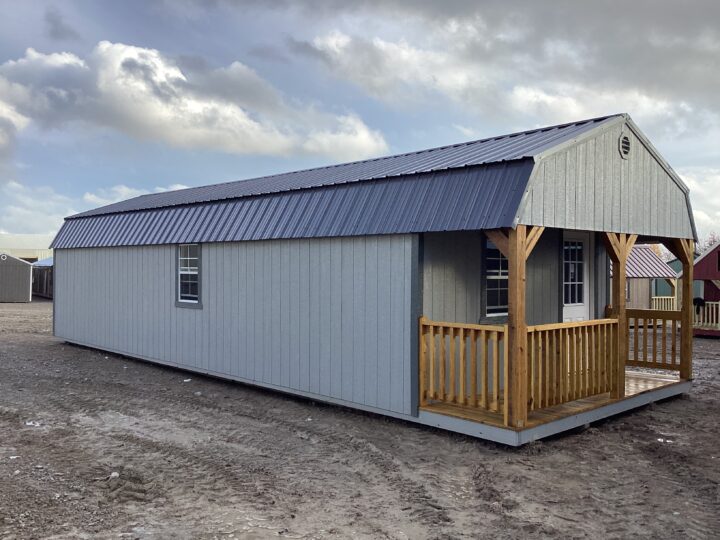 Traditional Lofted Barn Cabin 14 x 40 - Image 3
