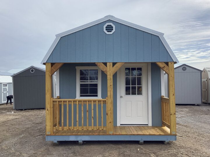 Traditional Lofted Barn Cabin 12 x 32 - Image 3