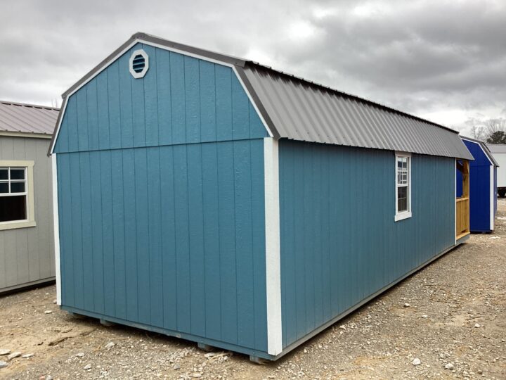 Elite Lofted Barn Cabin 12 x 32 - Image 2