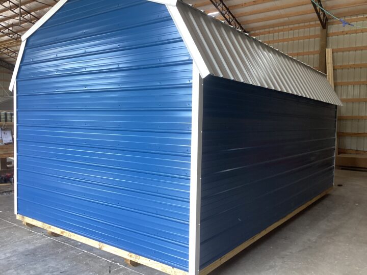 Metal Side Lofted Barn 12 x 20 - Image 2