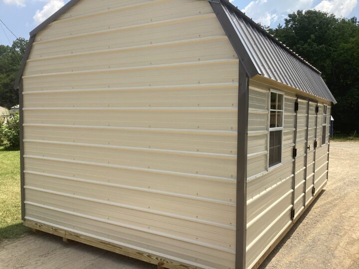 Metal Side Lofted Barn 12 x 20 - Image 2