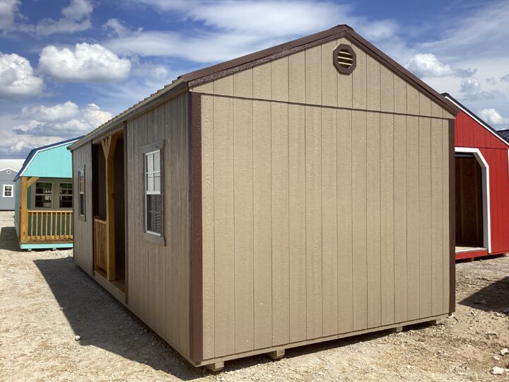 Elite Center Porch Cabin 12 x 24