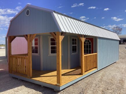 Elite Deluxe Lofted Barn Cabin 12 x 32