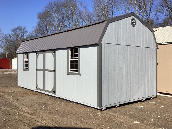 Traditional Side Lofted Barn 12 x 24