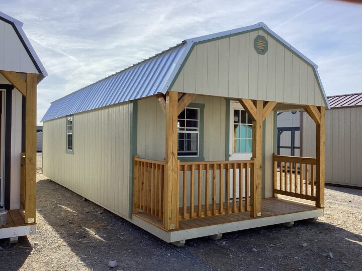 Traditional Lofted Barn Cabin 12 x 32 - Image 4