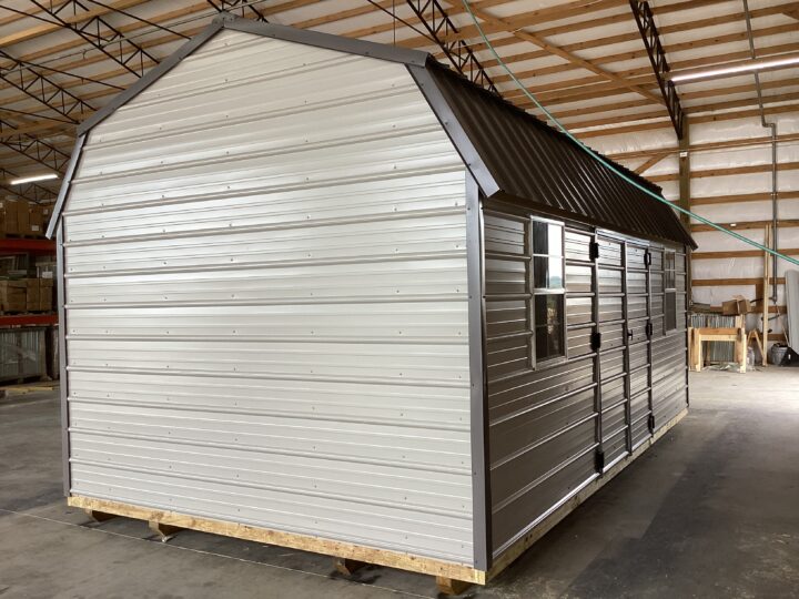 Metal Side Lofted Barn 12 x 20 - Image 2