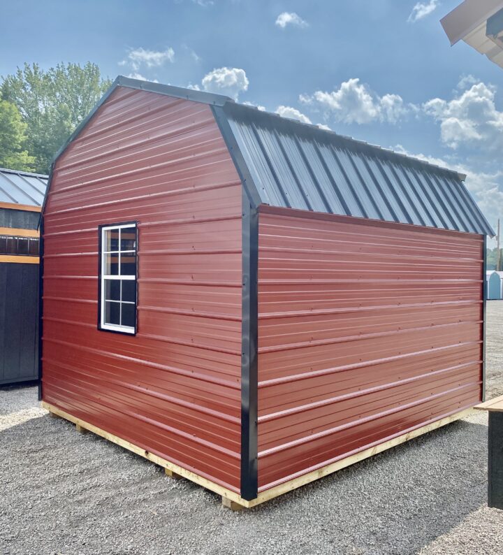 Metal Side Lofted Barn 12 x 12 - Image 2