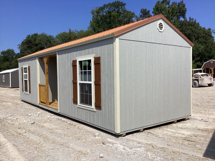 Elite Center Porch Cabin 12 x 32