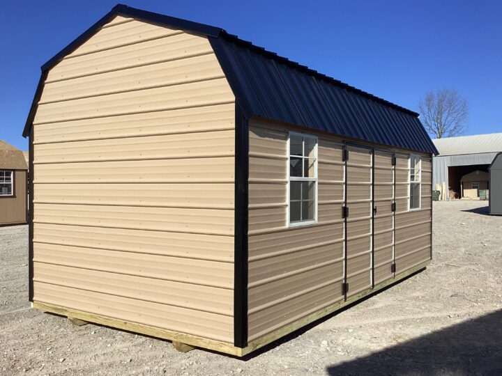 Metal Side Lofted Barn 10 x 20 - Image 2