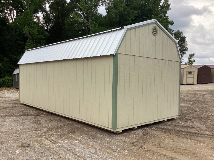 Traditional Side Lofted Barn 12 x 24 - Image 2
