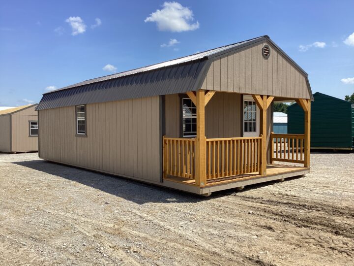Traditional Lofted Barn Cabin 14 x 32 - Image 5