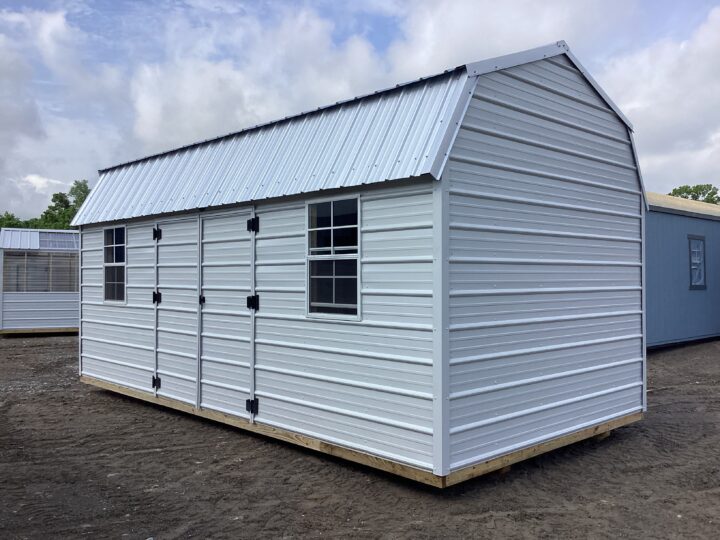 Metal Side Lofted Barn 10 x 20 - Image 2