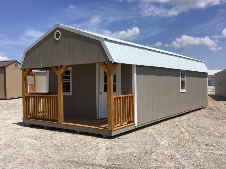 Traditional Lofted Barn Cabin 14 x 32 - Image 3