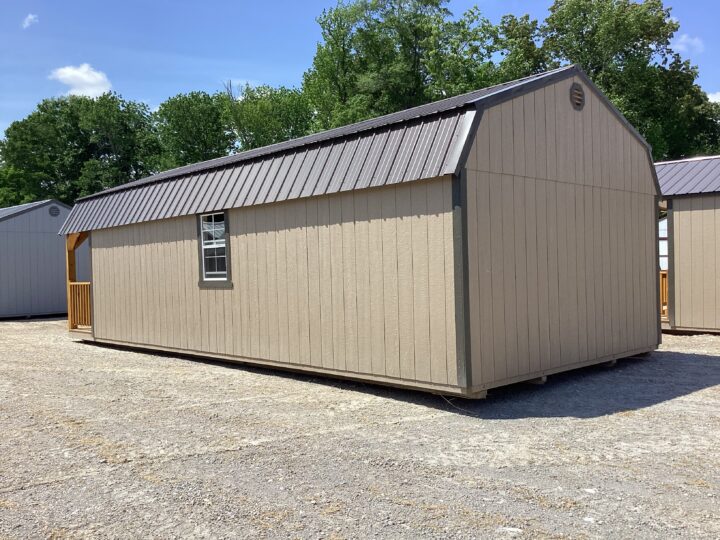 Traditional Lofted Barn Cabin 14 x 32 - Image 3