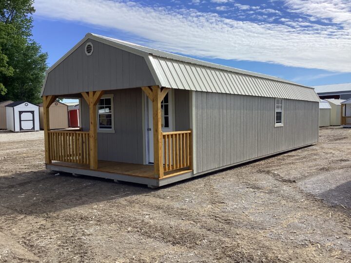Traditional Lofted Barn Cabin 14 x 40 - Image 7
