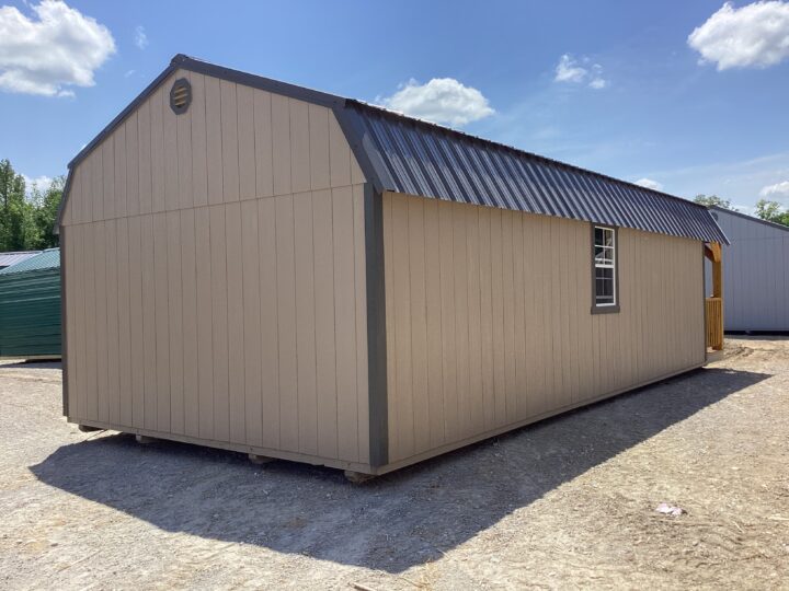 Traditional Lofted Barn Cabin 14 x 32 - Image 6
